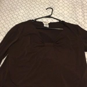 Size 18/20  large brown blouse